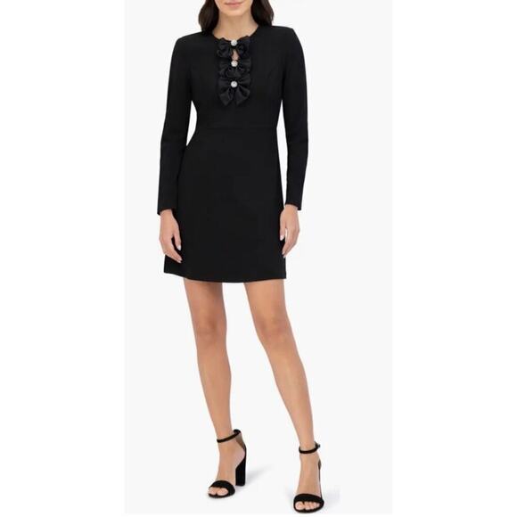 Eliza J Dresses & Skirts - Eliza J Bow long sleeve cocktail dress size 2